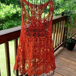 Lauren Conrad Crocheted Tank